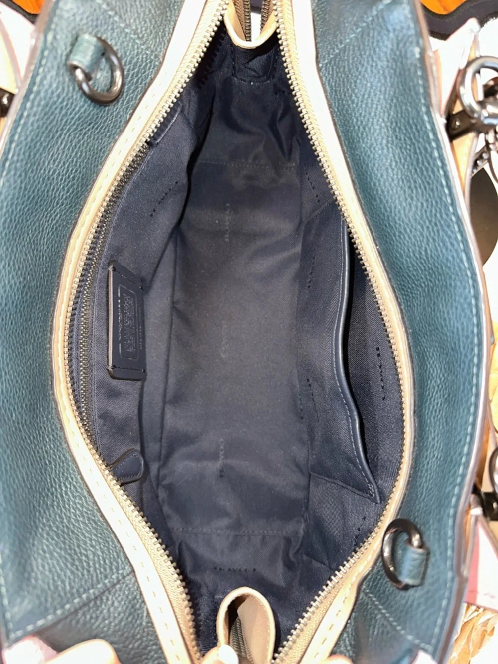 Coach Dreamer Satchel 31633 • Aurora Multi Colorblock Leather • Like New 🌸 - Picture 9 of 14